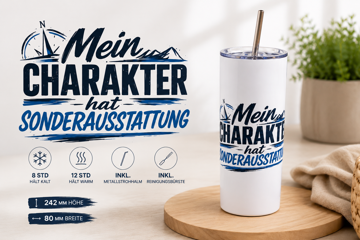 Dein Getränk, perfekt temperiert – 12h warm, 8h kalt