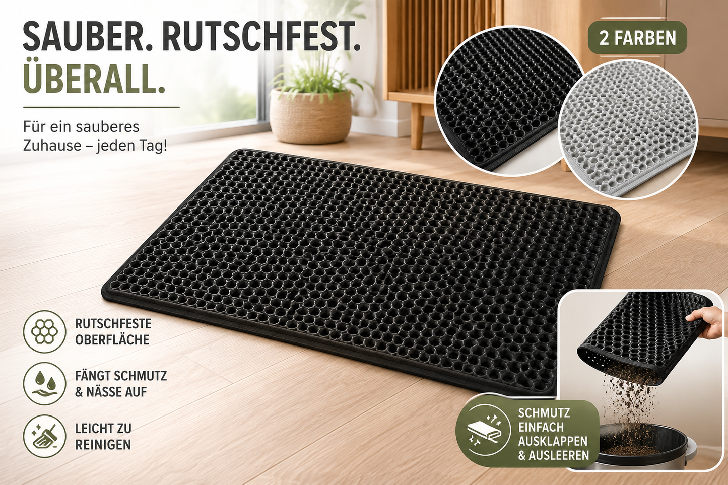 SCHMUTZFANGMATTE FÜR CAMPER & ZUHAUSE